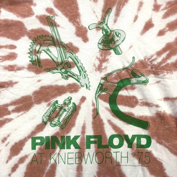 Pink Floyd at Knebworth '75 Rock Band Tie-Dye Tee L - Picture 2 of 4